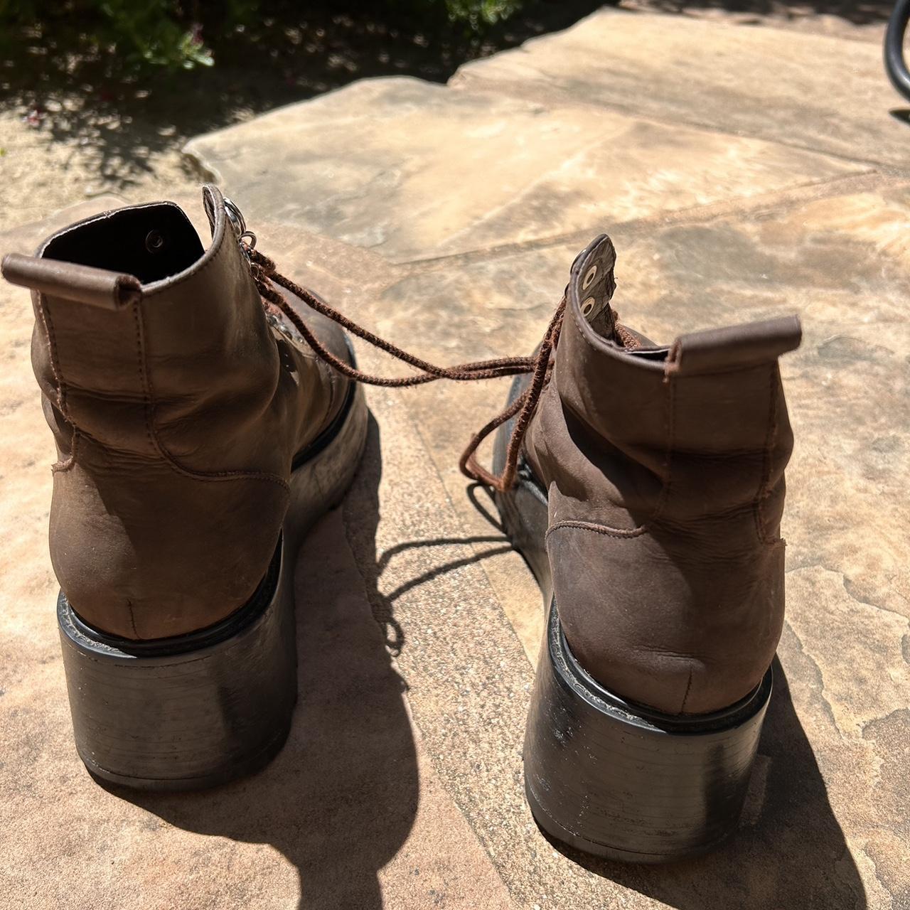 UNIF Orgo boot original price $198 - a little worn... - Depop
