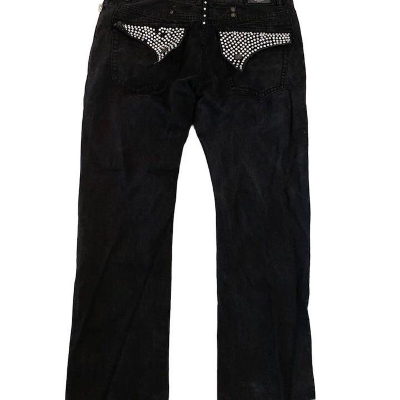 Super rare Black robin jeans #hauntedmound... - Depop