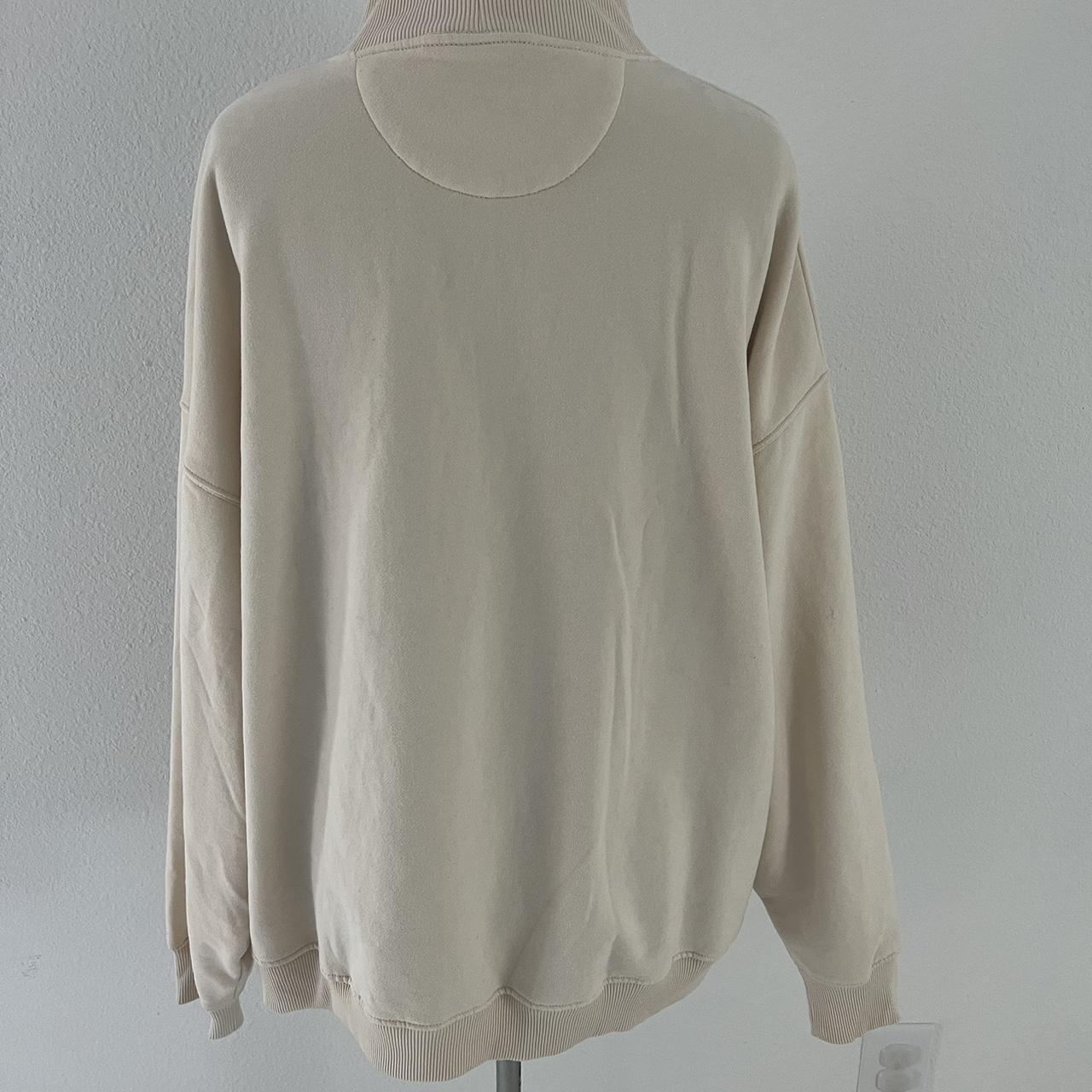 Cream American eagle Christmas skeleton sweater (xl) - Depop