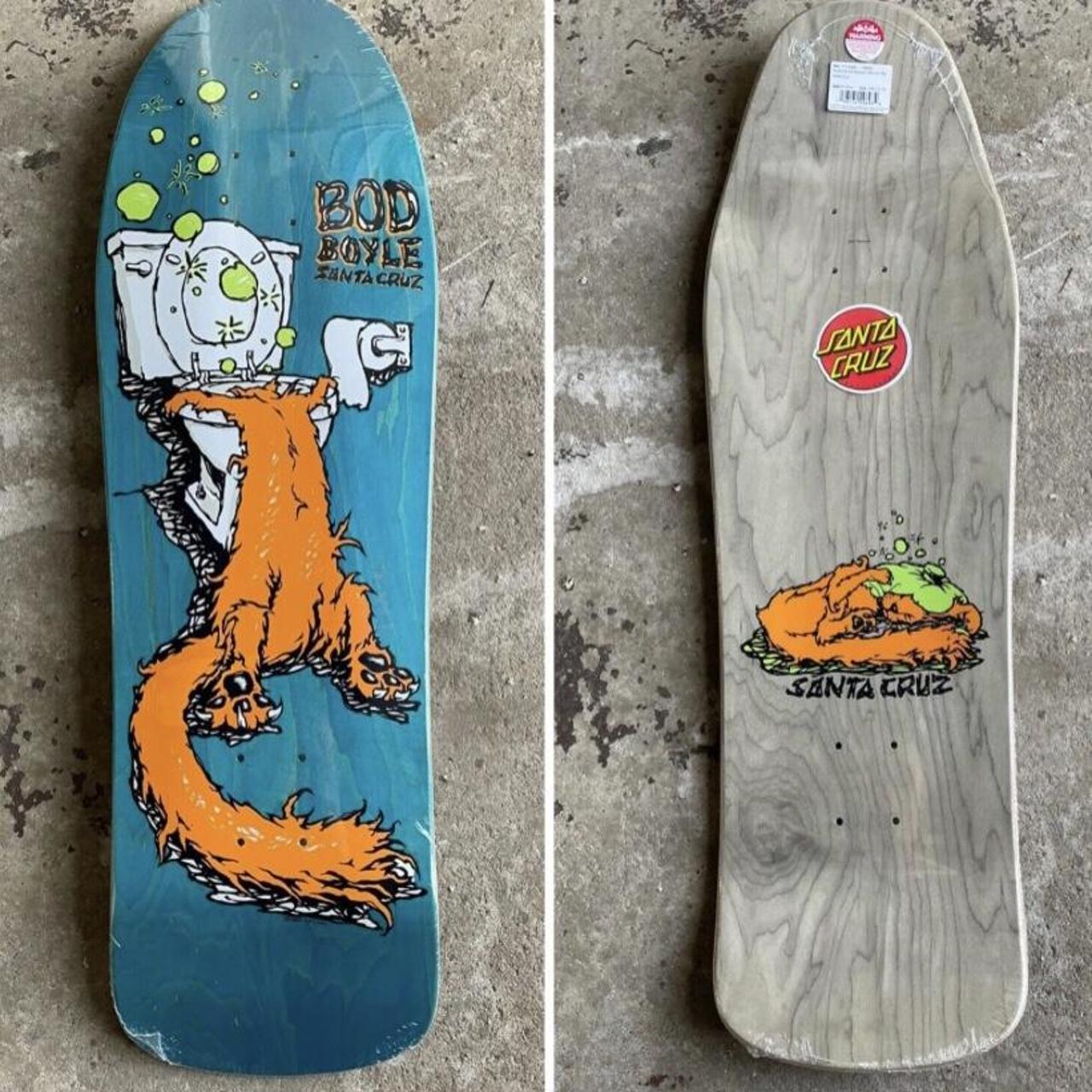 Santa Cruz Bod Boyle Sick Cat Skateboard Deck Brand Depop