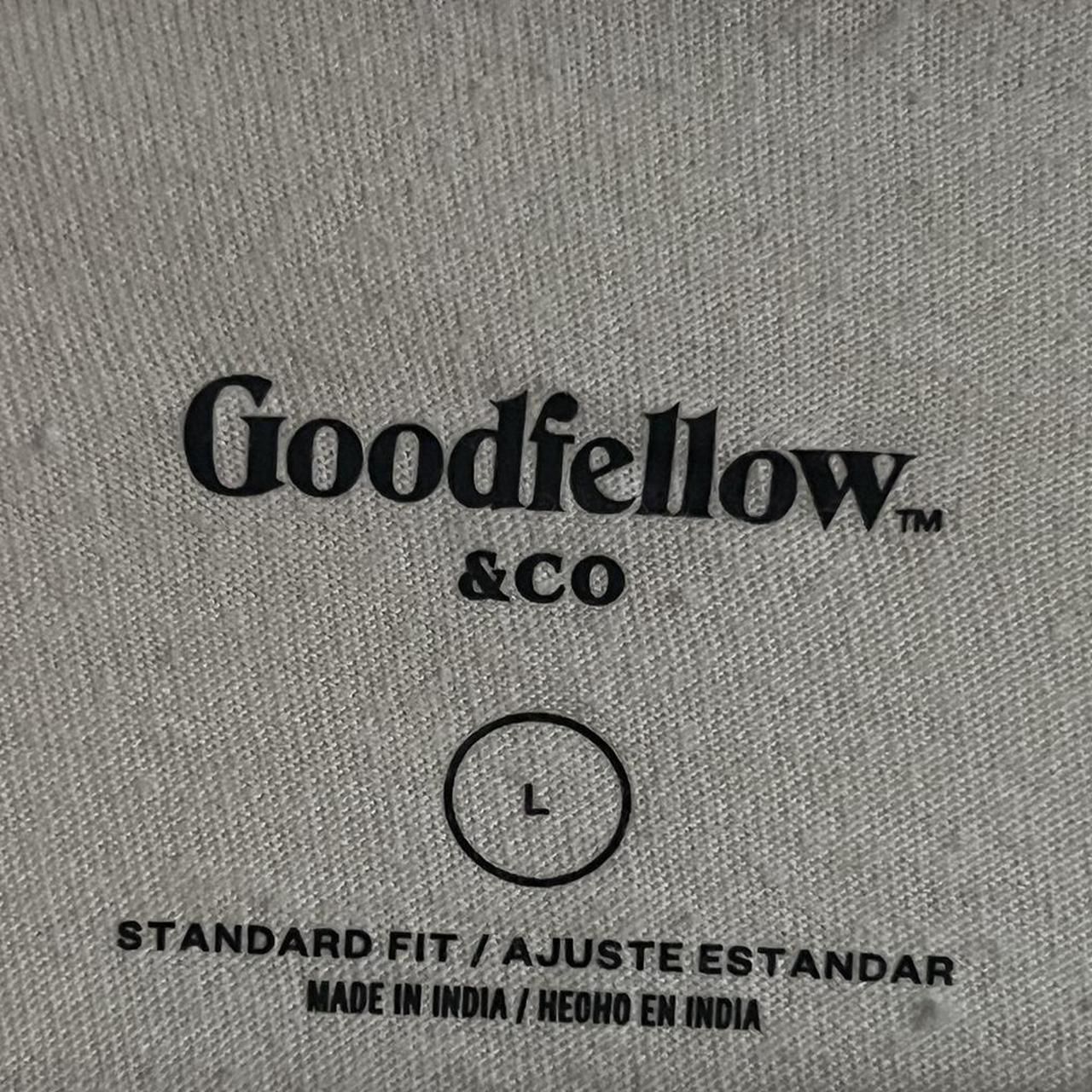 Goodfellow & Co. Men's Cream and Orange Tshirt Depop