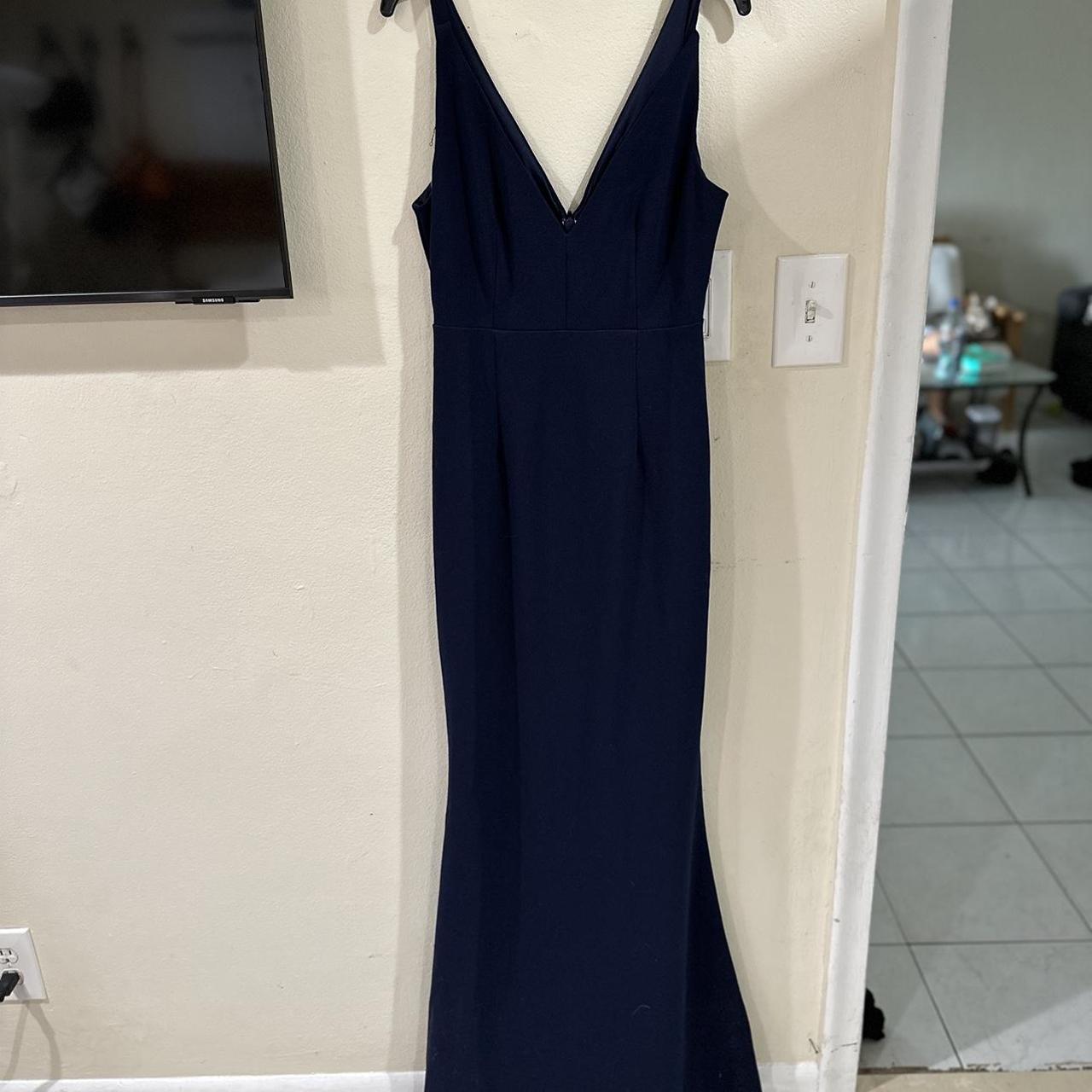 Melora navy blue sleeveless maxi cheap dress