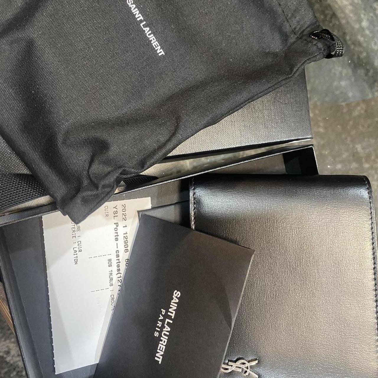 Yves Saint Laurent Men's Black Wallet-purses | Depop