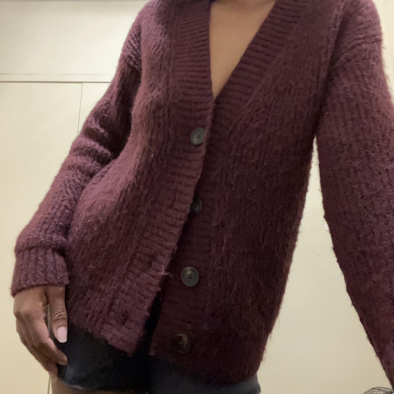 Old navy purple on sale cardigan