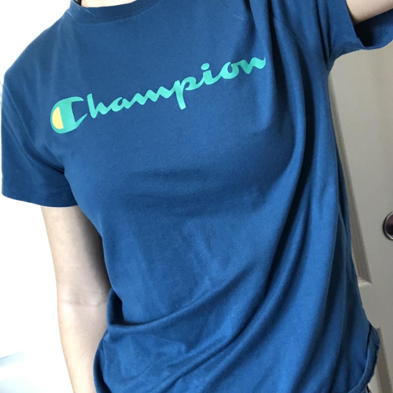 Champion sales shirt material