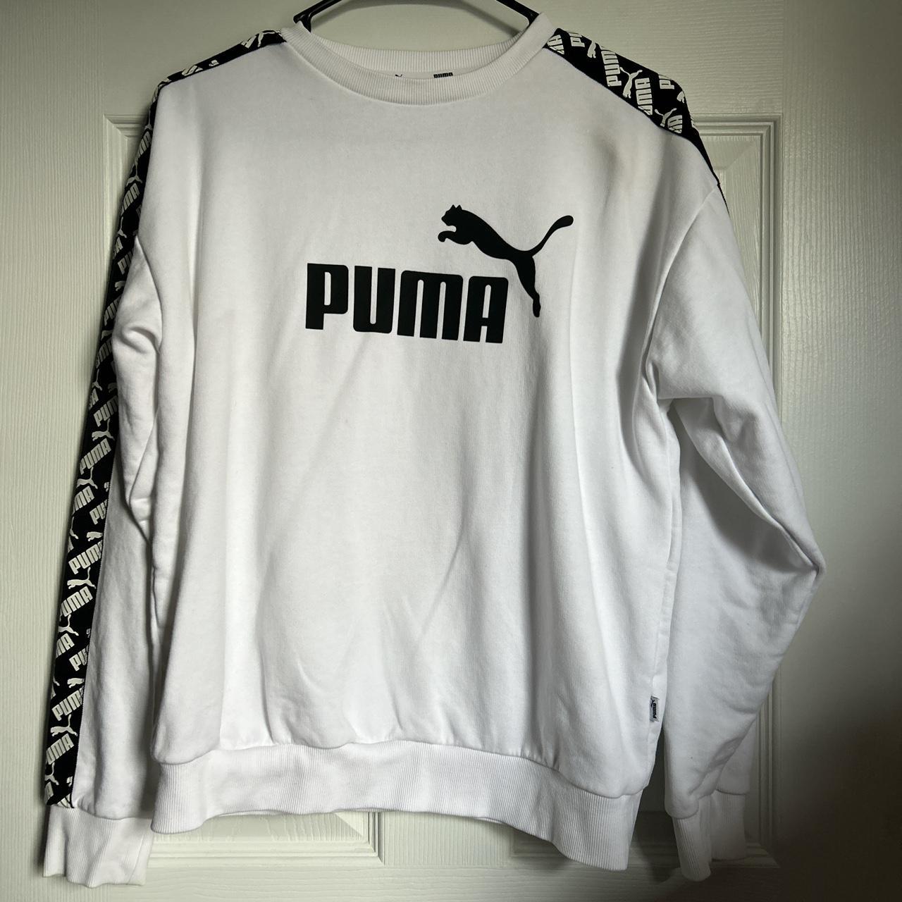 Puma cheap white jumper