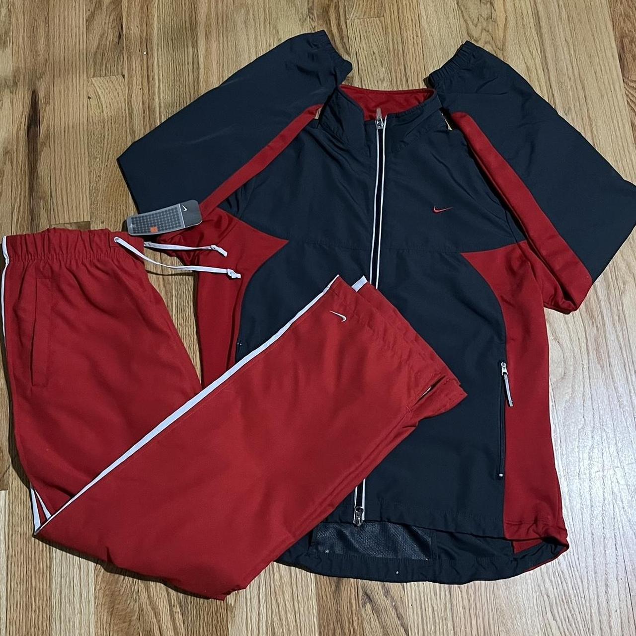 Nike tracksuit set size M top and bottom top Depop