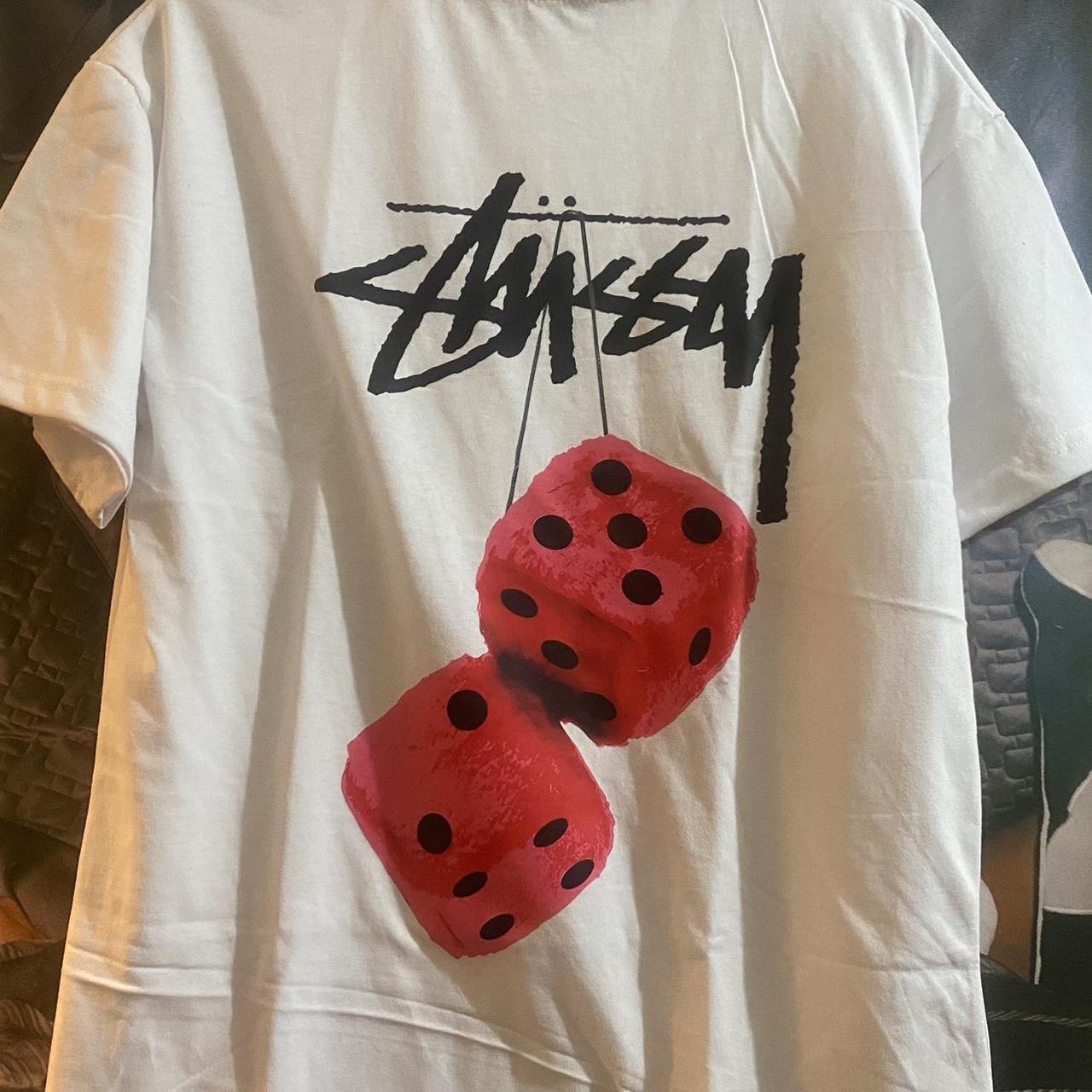 Stussy graphic t-shirt (Replica) - Depop