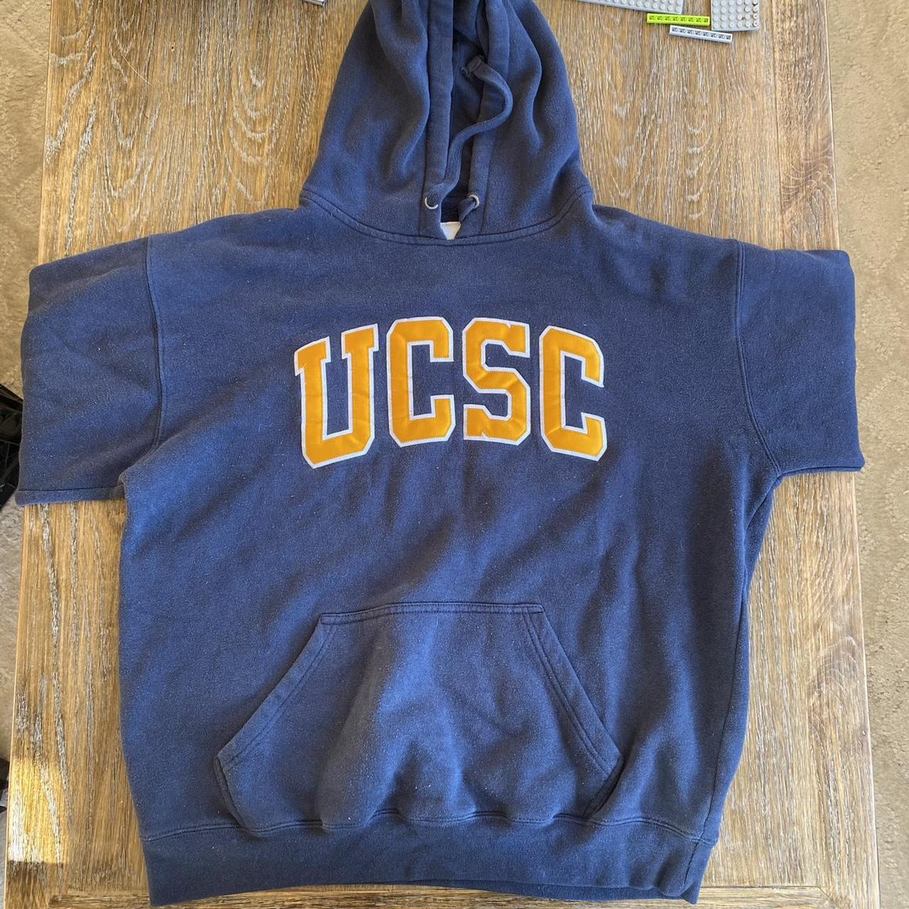 Vintage UCSC Hoodie -size large -great condition... - Depop