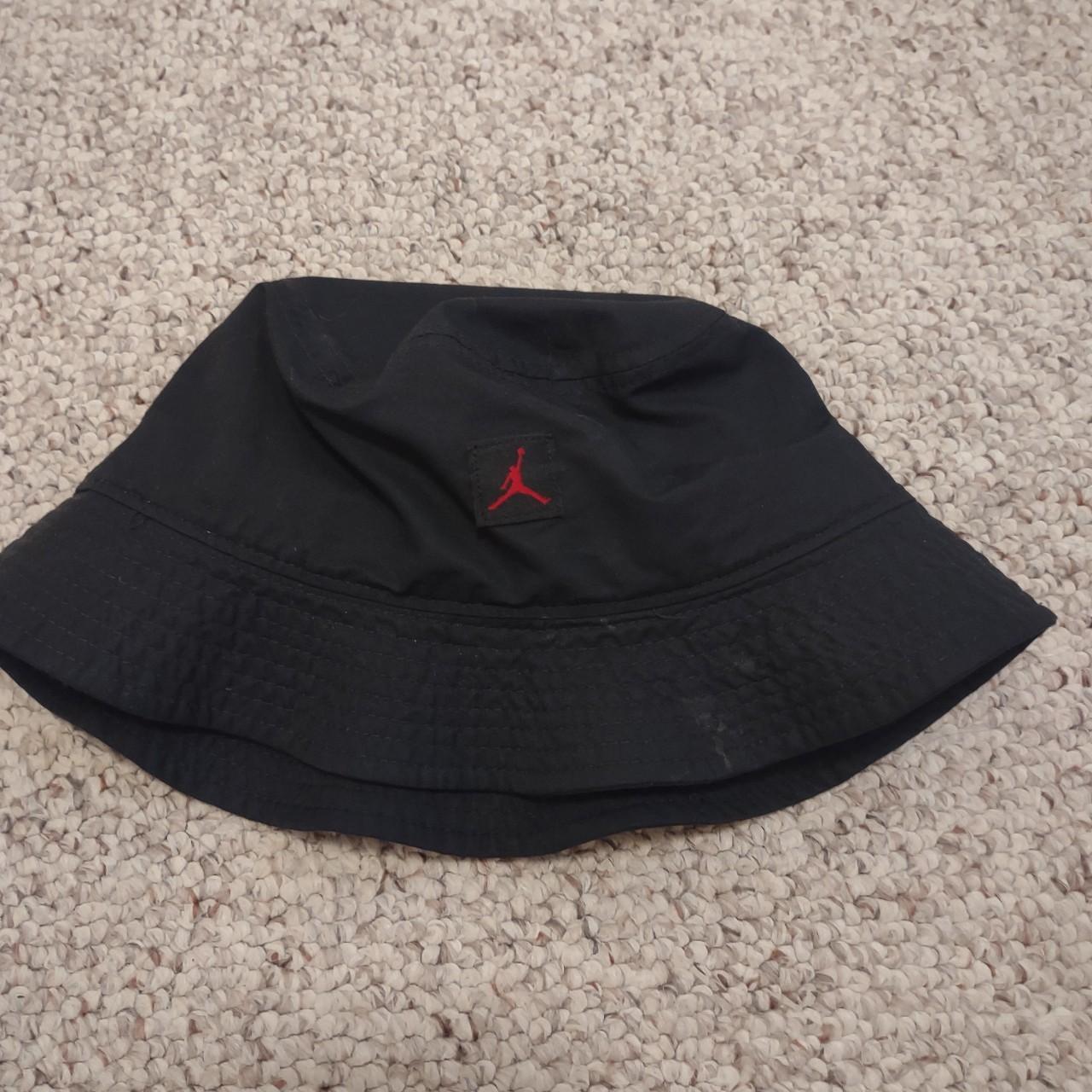 Jordan Men's Black Hat | Depop