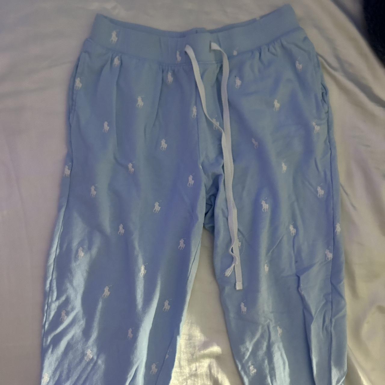 Polo Ralph Lauren baby blue and white Depop