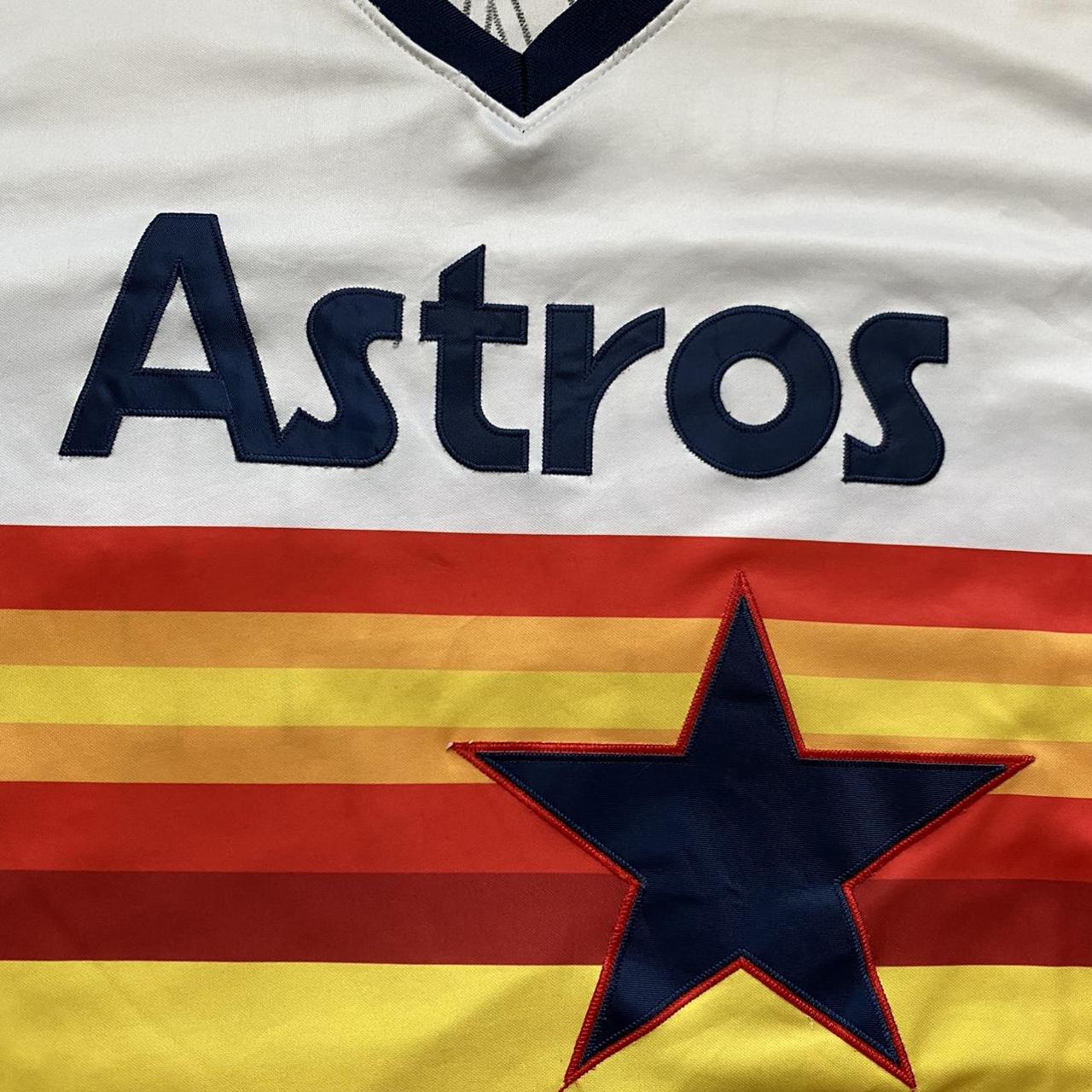 Throwback Astros Jersey - Depop