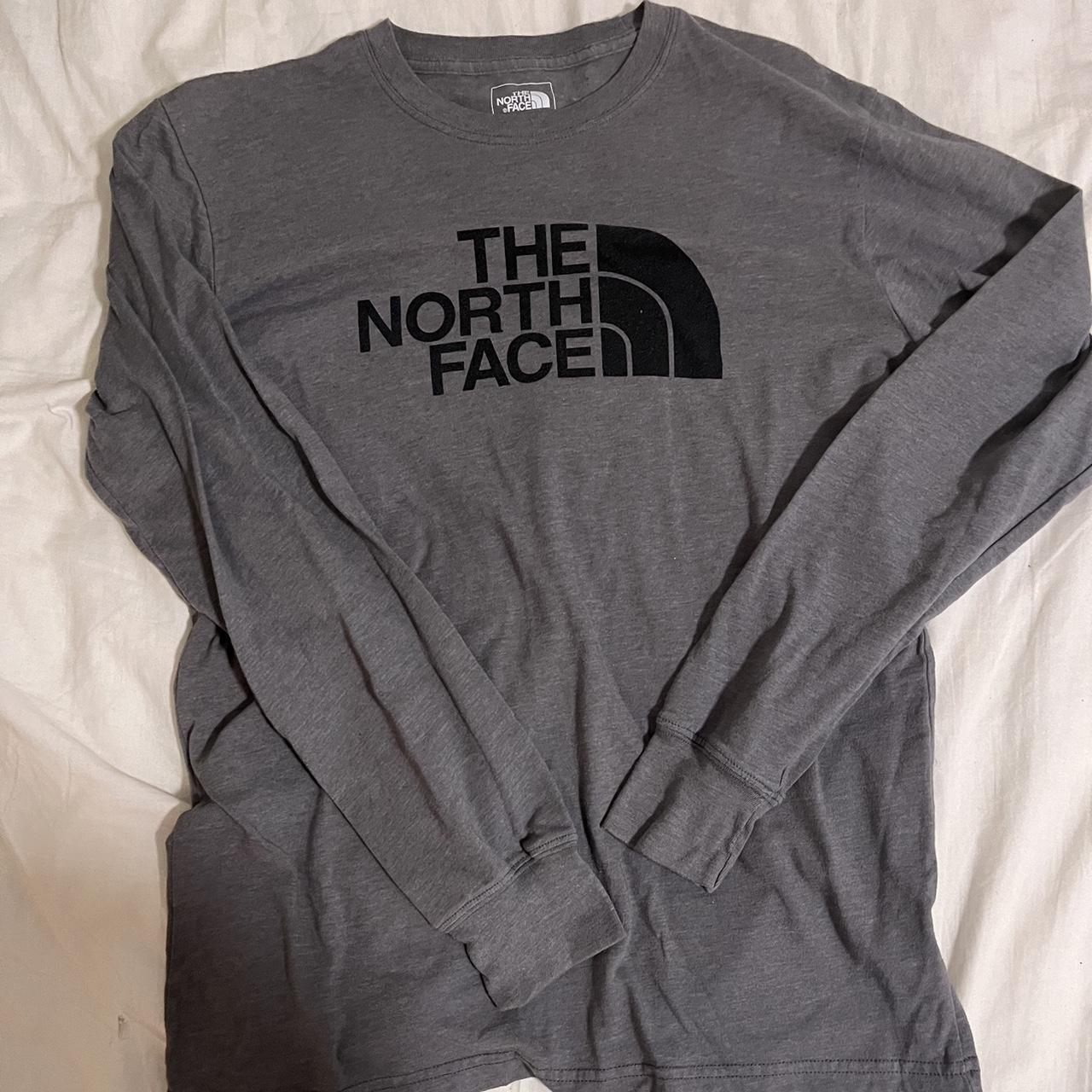 The North Face Men's Grey T-shirt | Depop