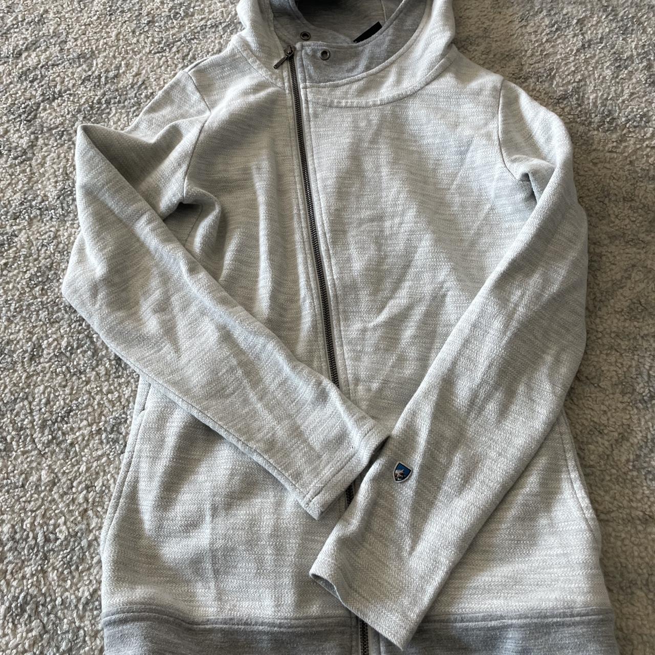 Kuhl jacket size XS, gray, no rips or holes,... - Depop