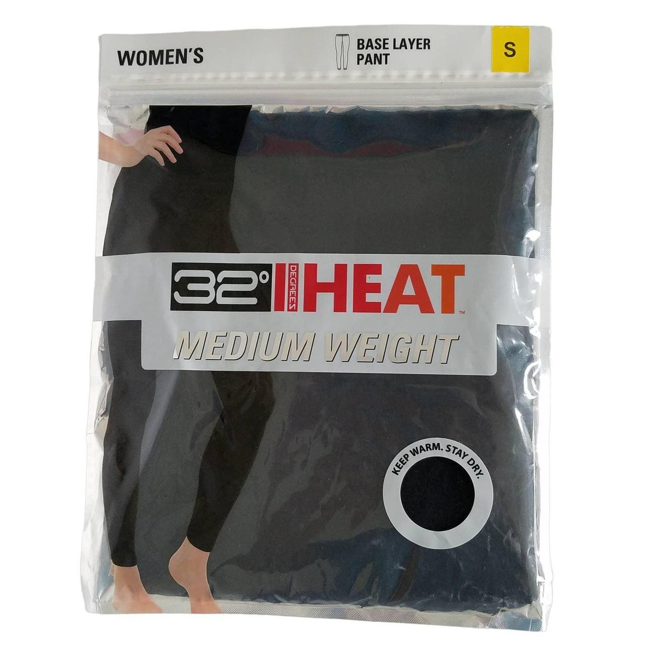 32 DEGREES Black Heat Women Base Layer Legging Pants - Depop