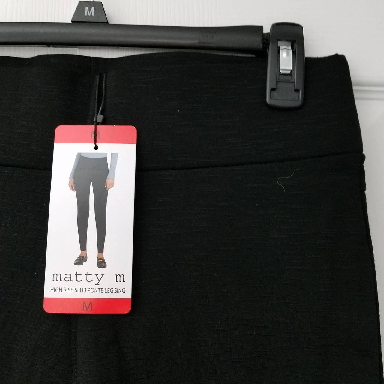 Matty m 2024 slub ponte pants