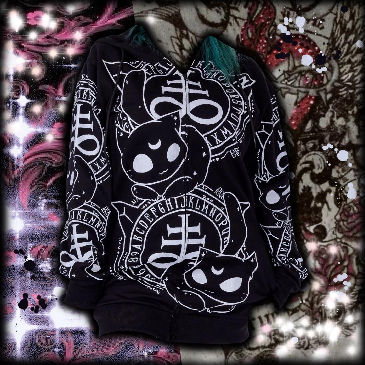 [AFTERMATH] AFTERMATH DEAD CAT HOODIE /追跡付 Black White Heartless Cat Craft Hoodie Winter | Depop