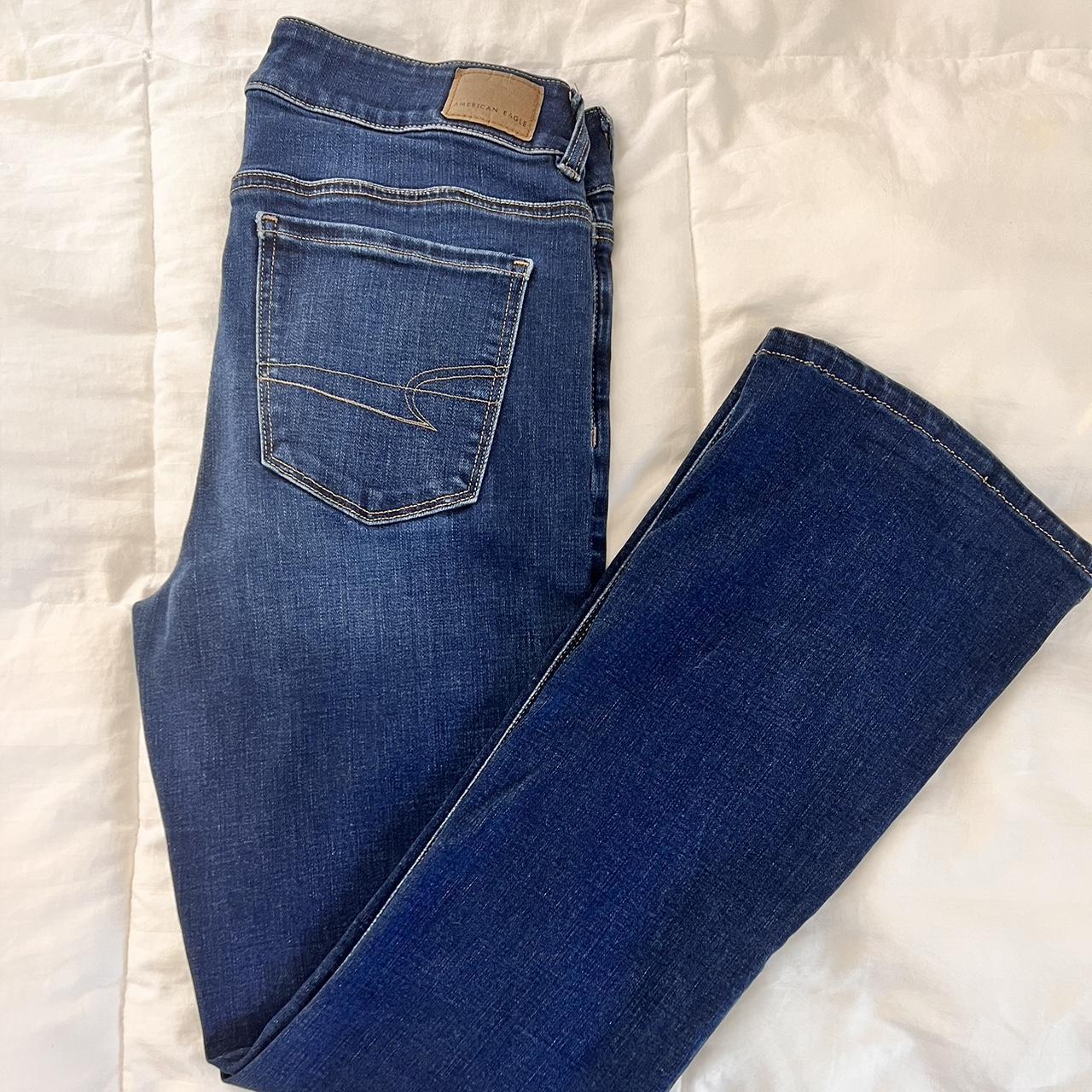 American Eagle Outfitters Women's Blue Jeans | Depop