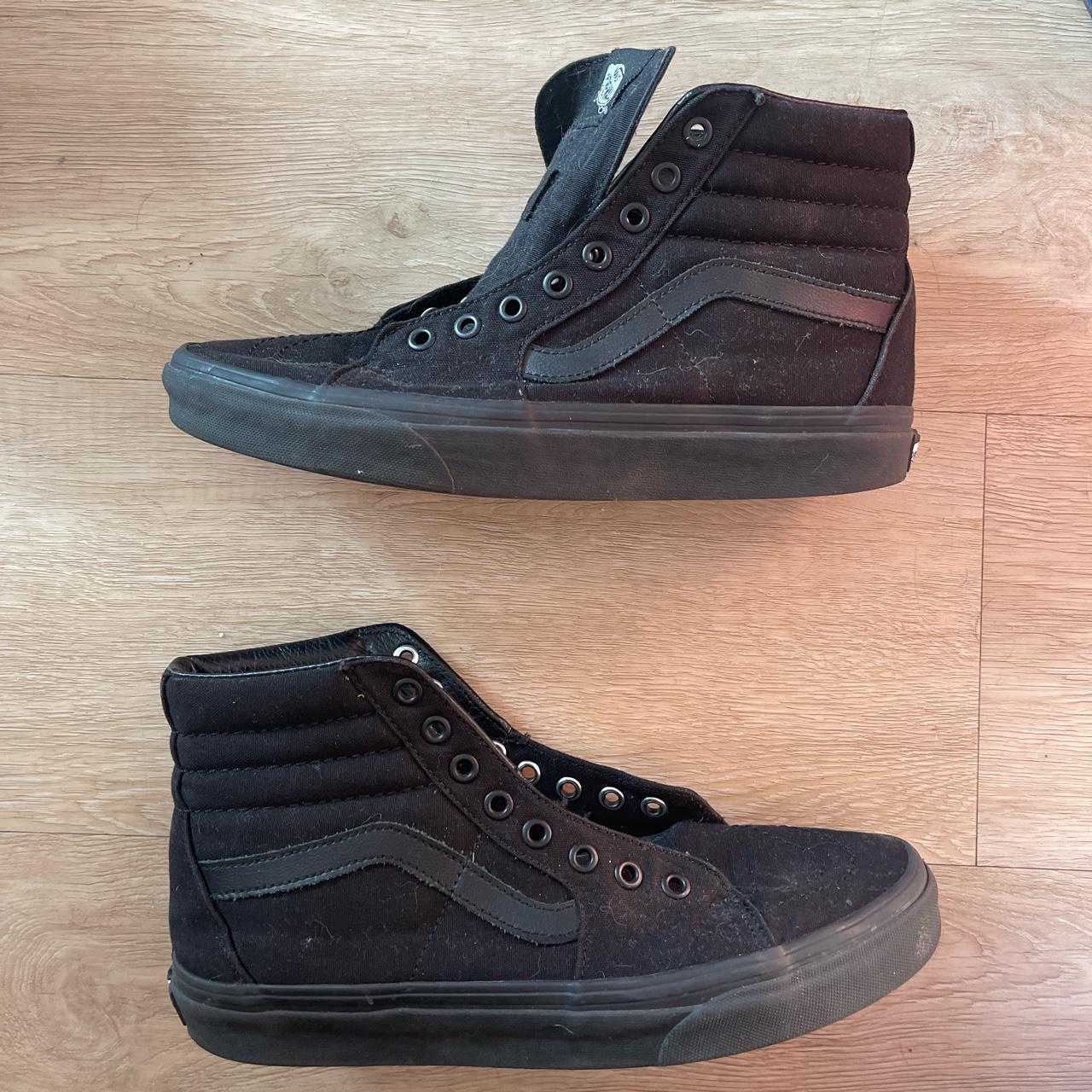 Mens black vans outlet high tops