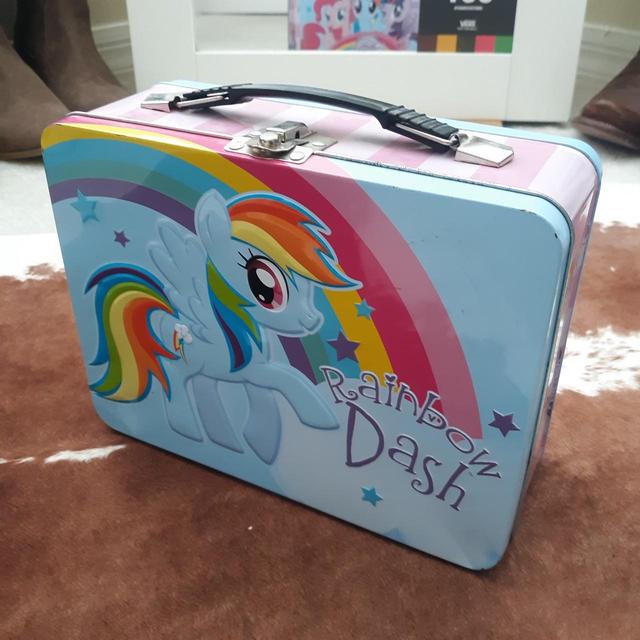 MLP Metal Lunch Box - from 2014. Rainbow Dash, - Depop