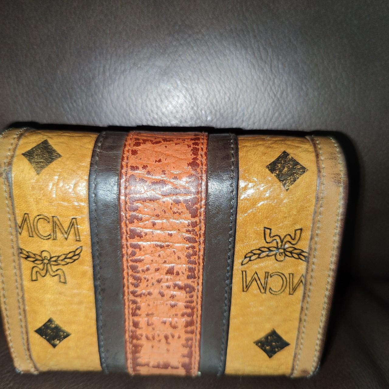 MCM LOVE LETTER TRIFOLD WALLET Excellent - Depop