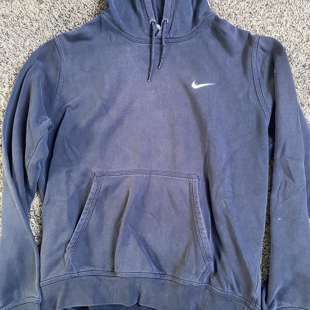 mens dark blue nike hoodie