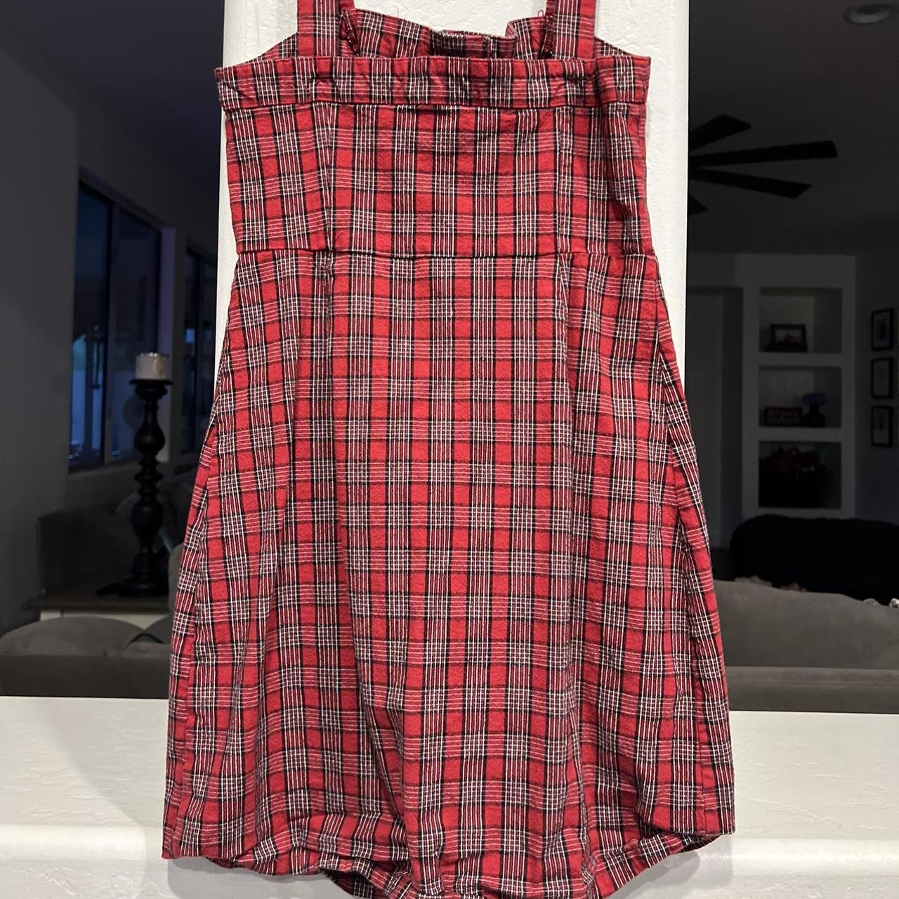 Small Hollister Red Plaid Dress #Hollister