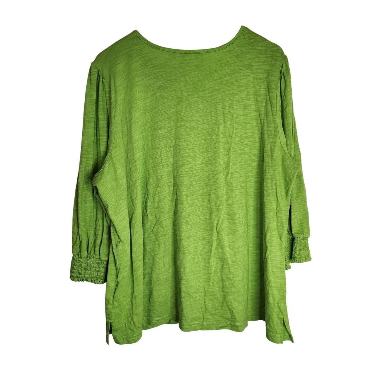 Quacker Factory Women's Top - Green - XL – Quacke… - image 2