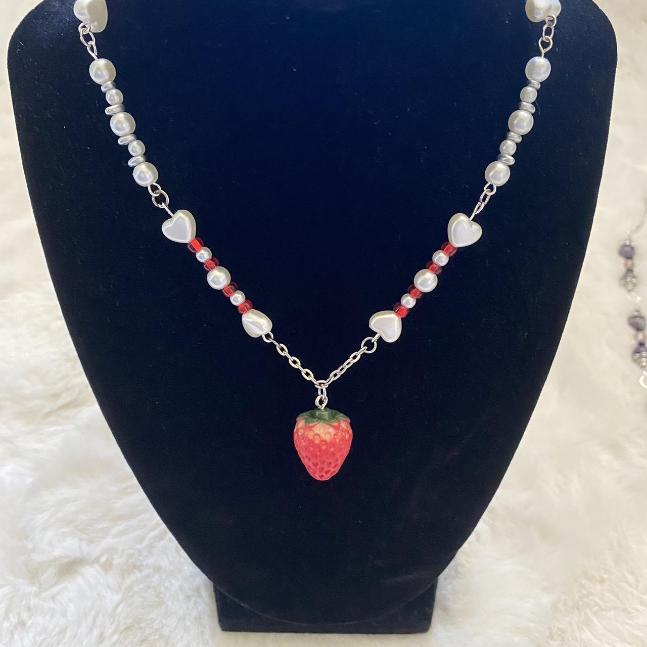 Strawberry necklace forever 21 sale