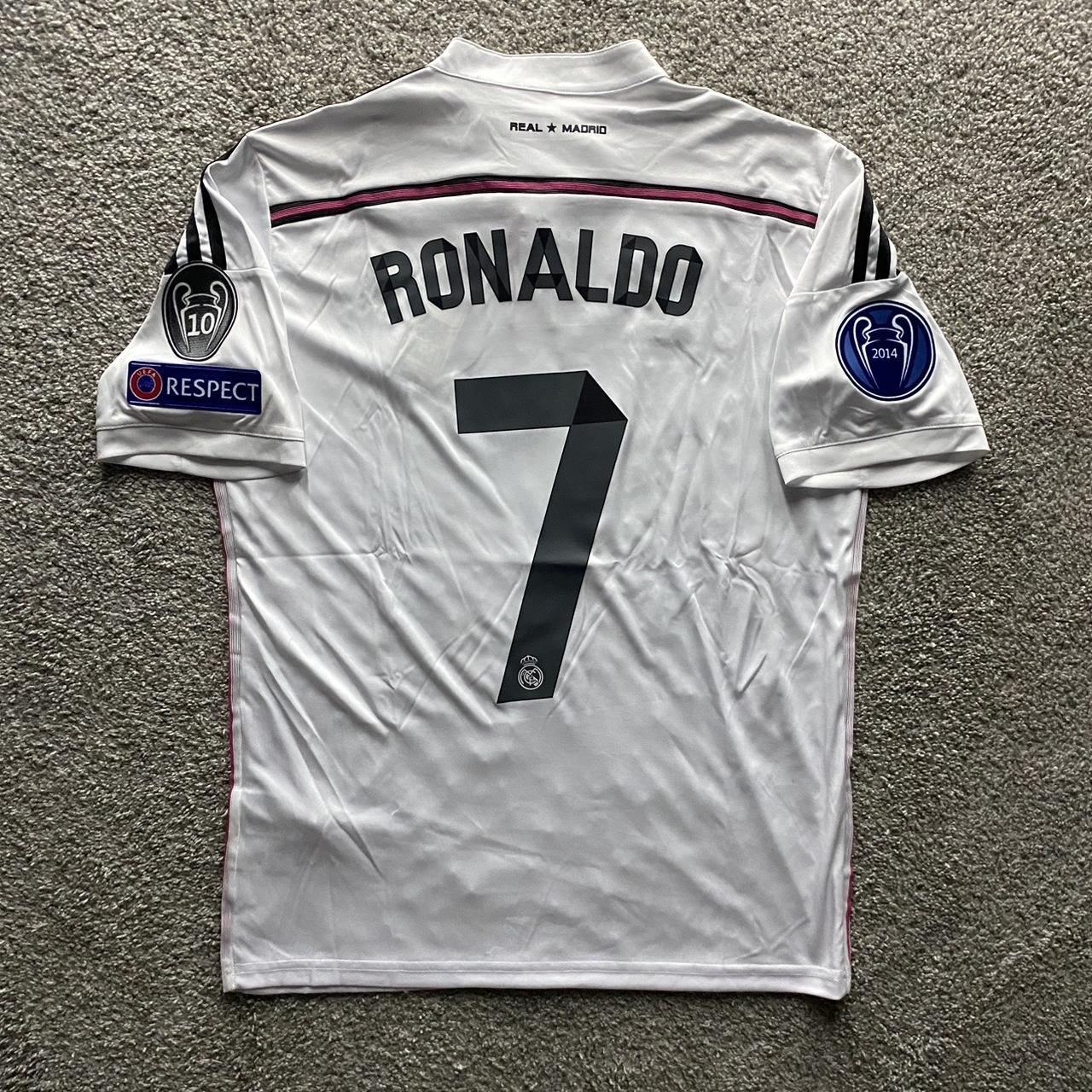 Real Madrid Home Retro Ronaldo Jersey 14 15 Dm Me - Depop