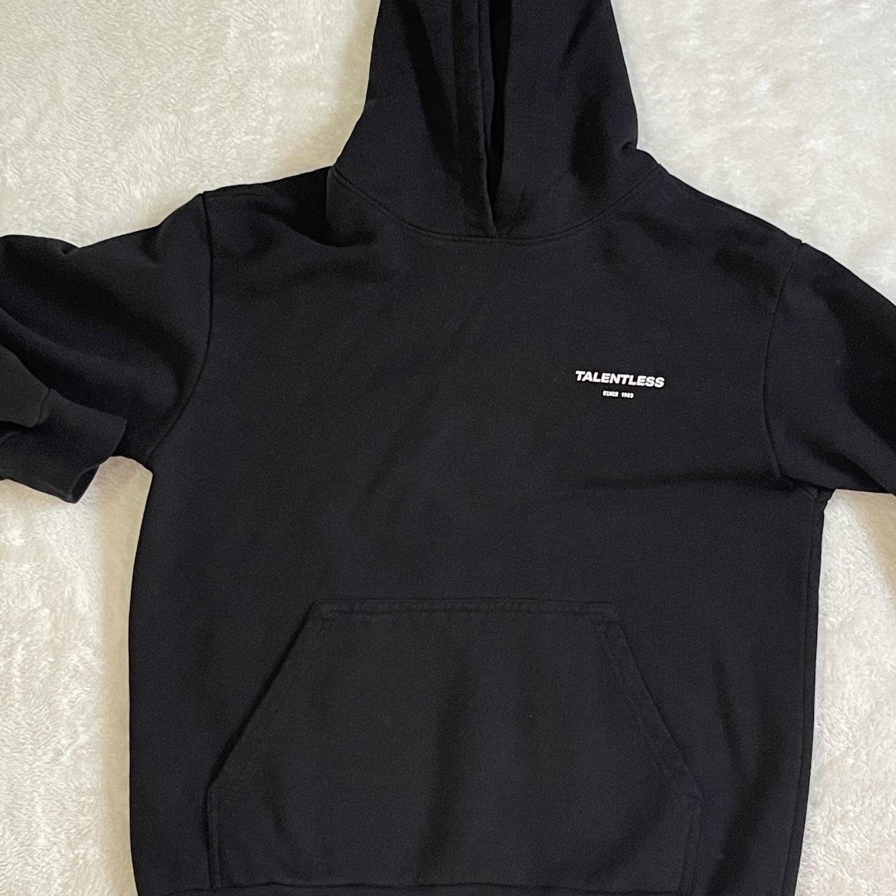 Talentless black hoodie in size large! This is a... - Depop