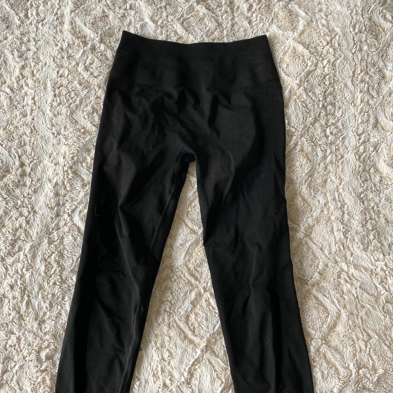 Black Alphalete leggings - Black full length - Depop