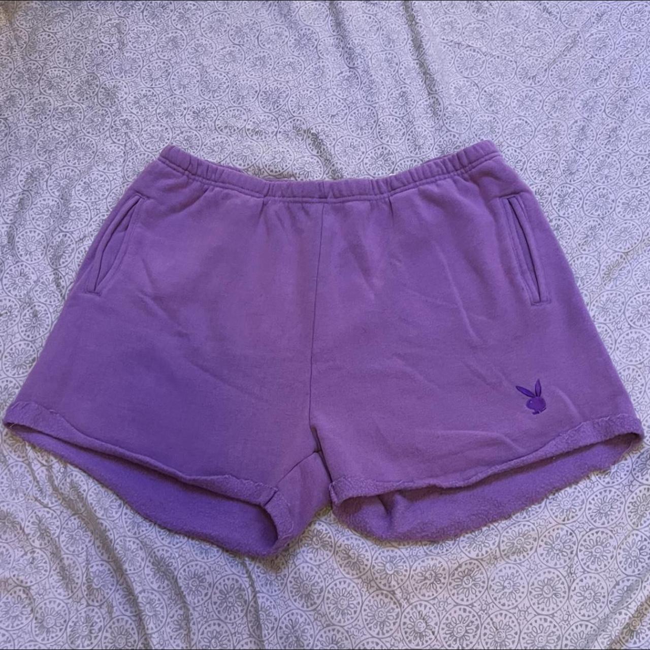 Playboy Women's Purple Shorts | Depop