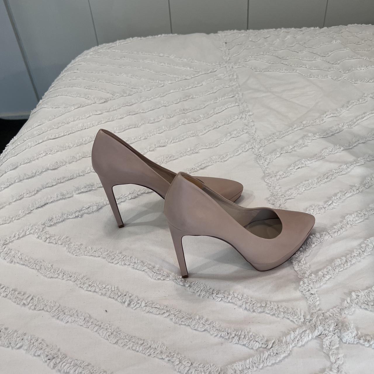 Wittner nude pump heels. Super comfy and versatile Depop