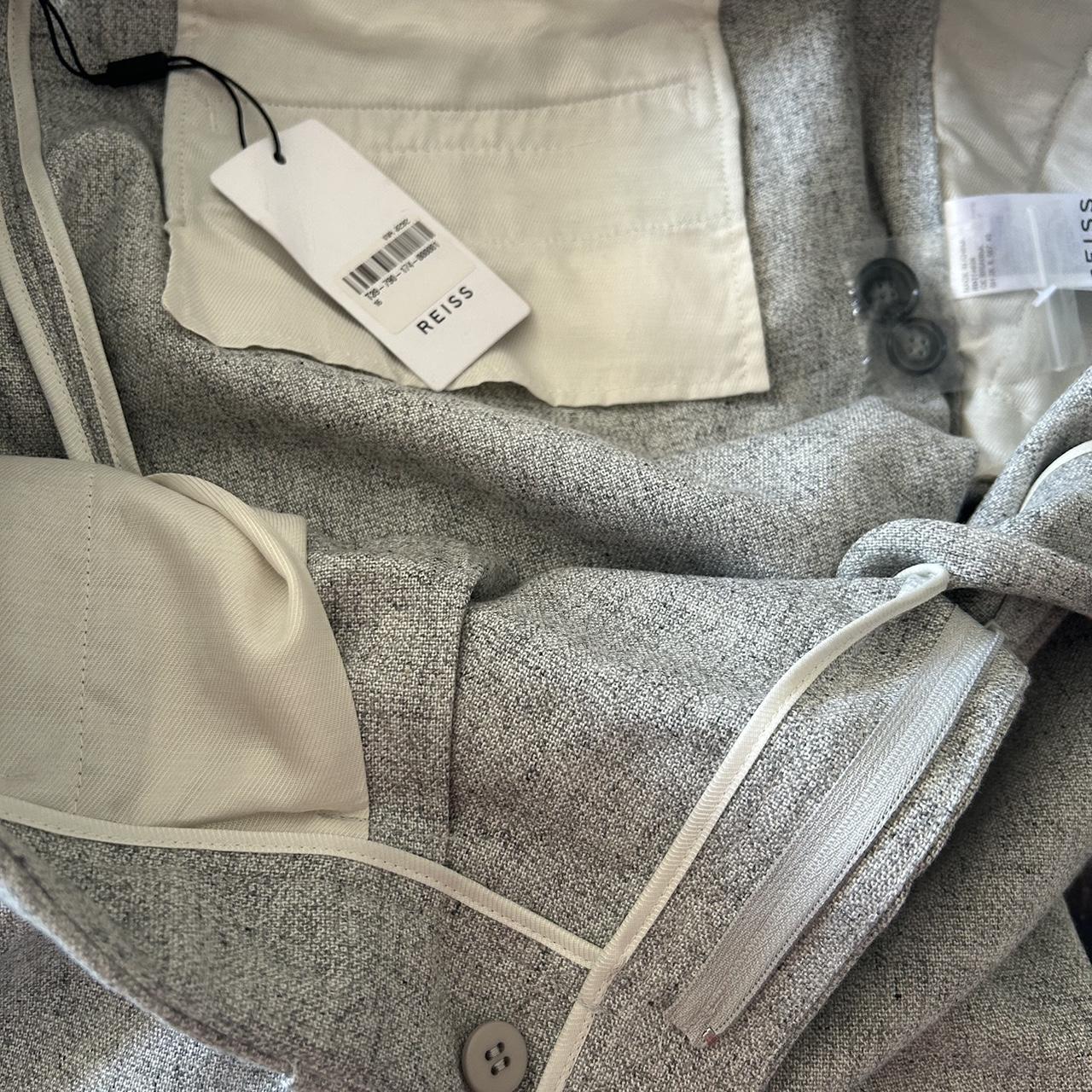 Reiss Wool/Linen Blend Cargo Style Trousers Brand:... - Depop