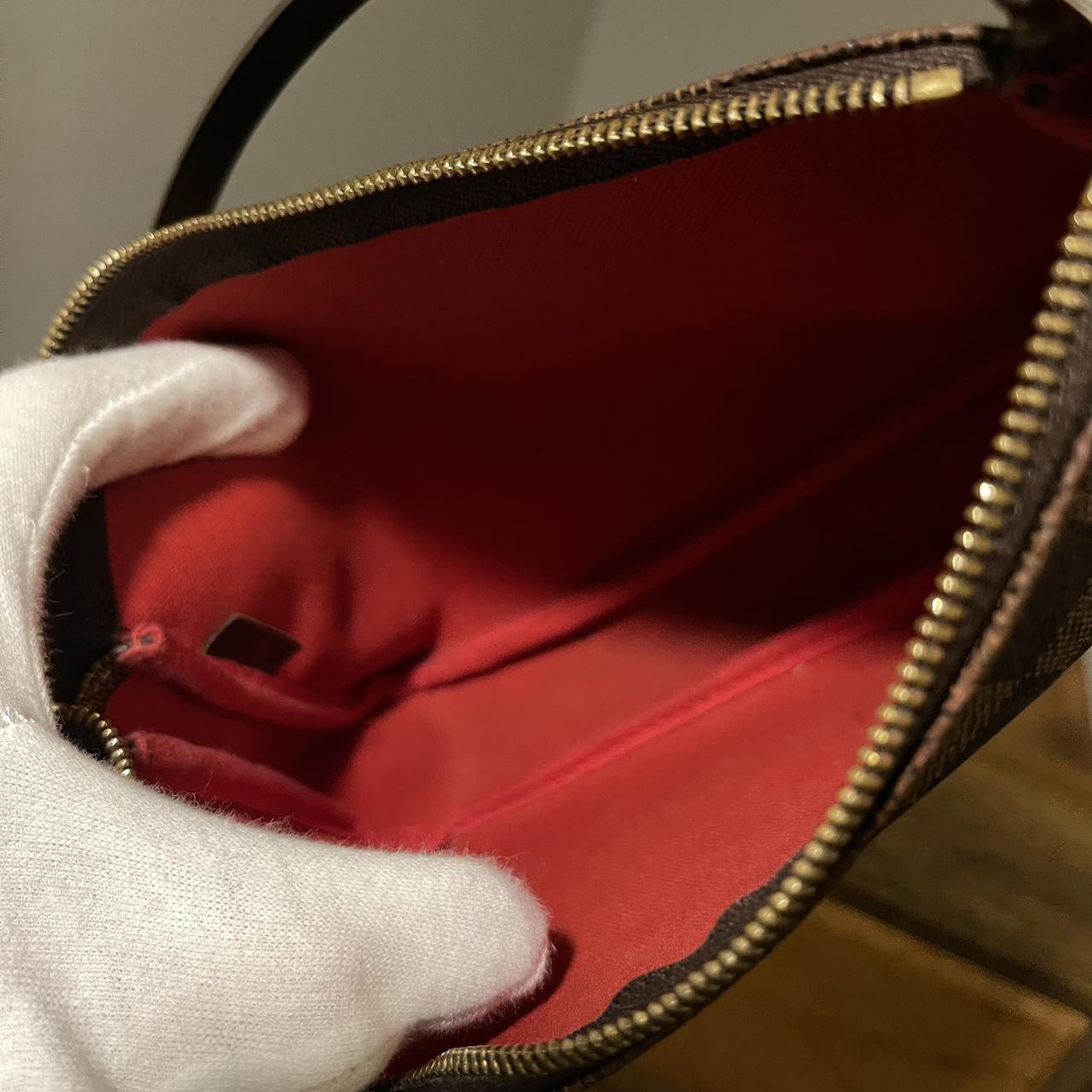 Louis Vuitton Trousse Damiere Ebene Pochette - Depop