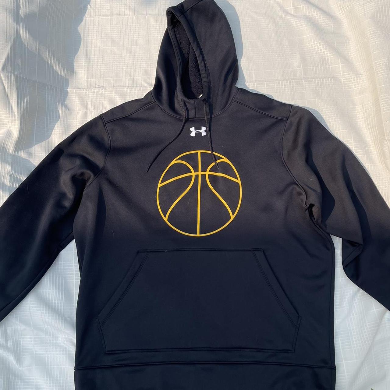 Black and gold under armour sales hoodie