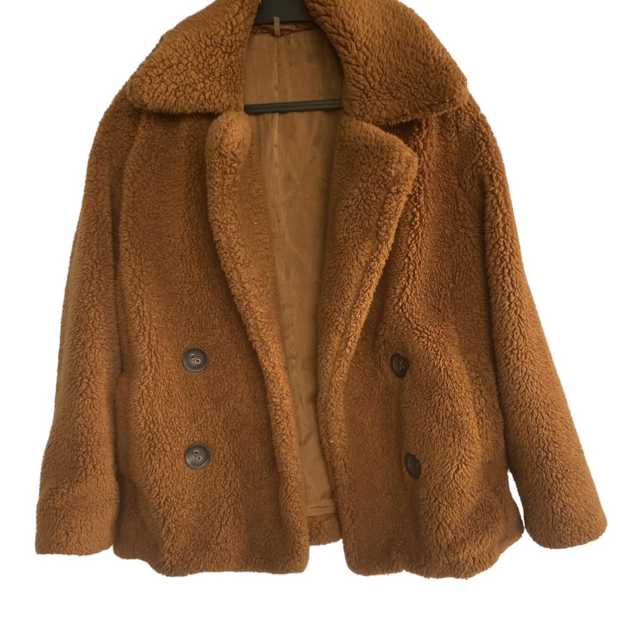 Free people 2024 teddy bear coat