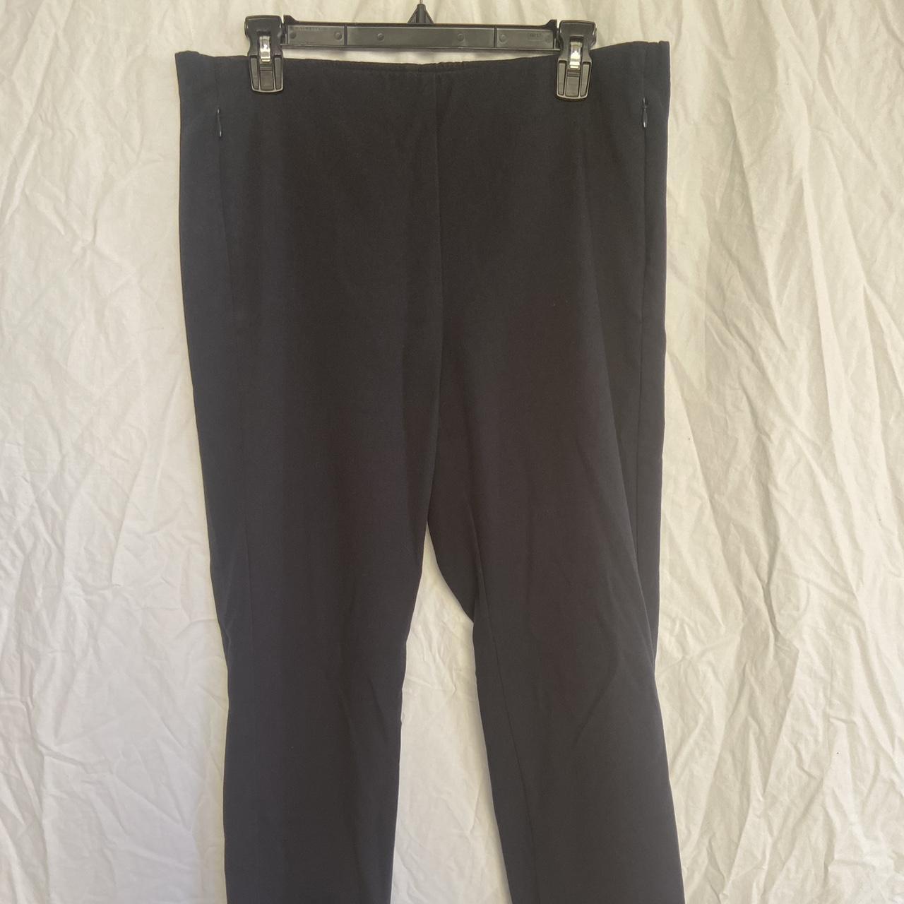 J jill Essential Cotton-Stretch Pants Size