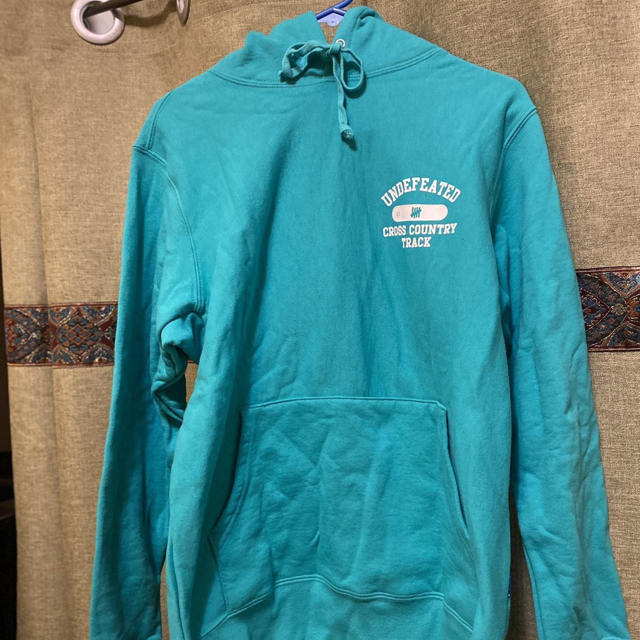 Blue and green sweatshirt Clearance