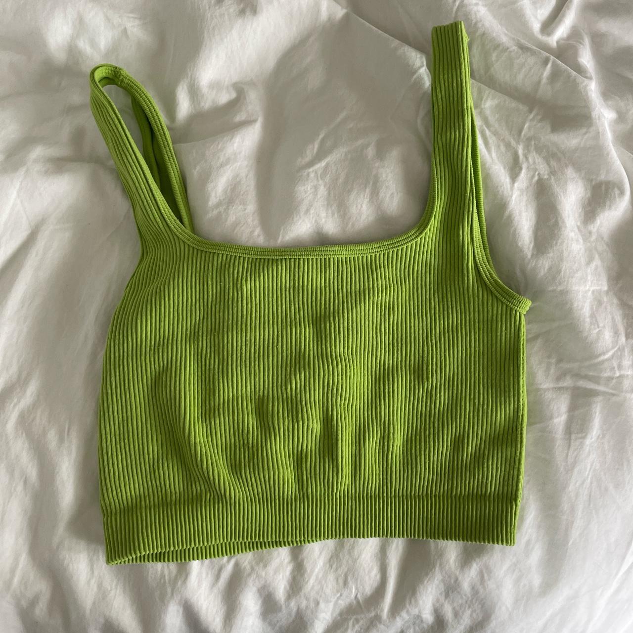 Like green Zara crop top! - Depop