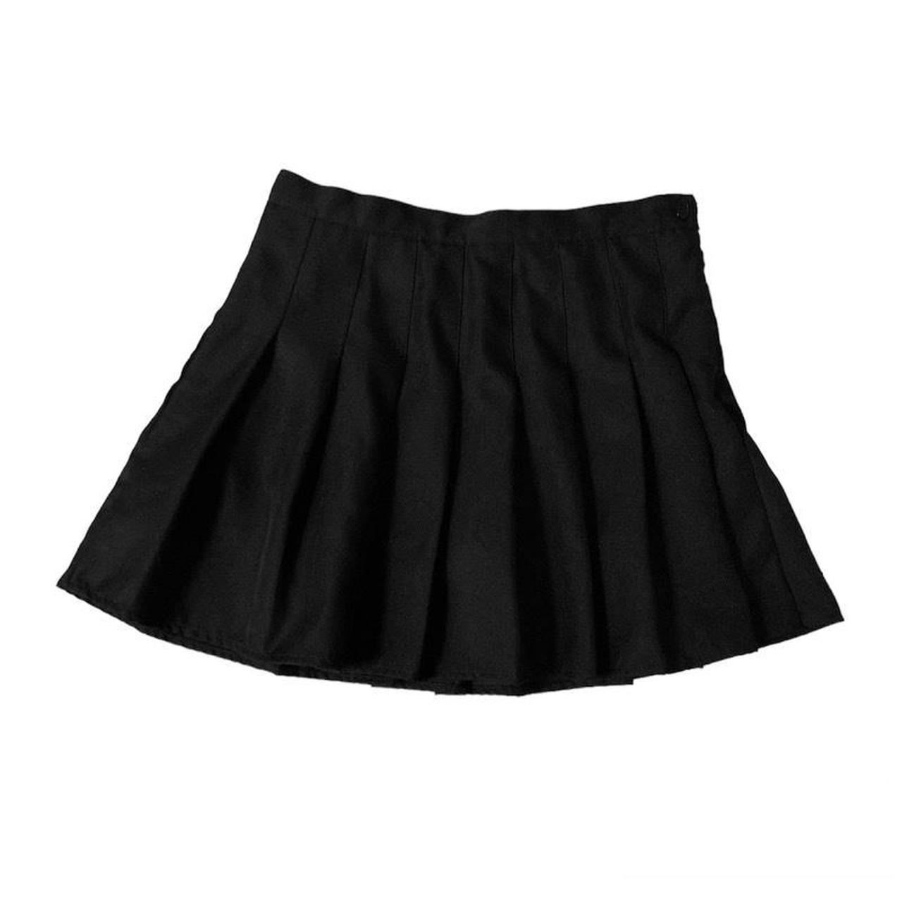 Japanese black skirt (with shorts underneath)... - Depop