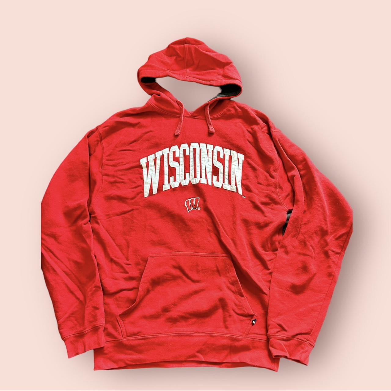 Wisconsin Badgers American College Sports Hoody,... - Depop