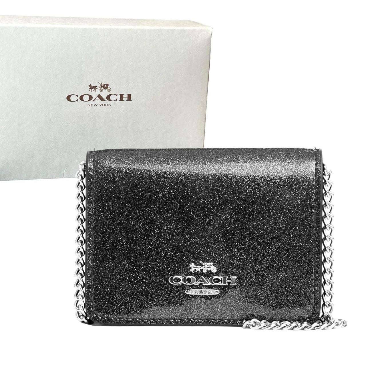 Coach on sale wallet glitter