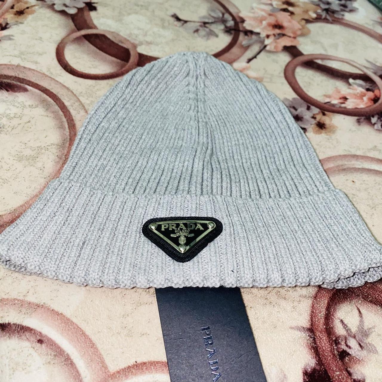 Prada beanie hat new Do not buy for 5£ Text me... Depop