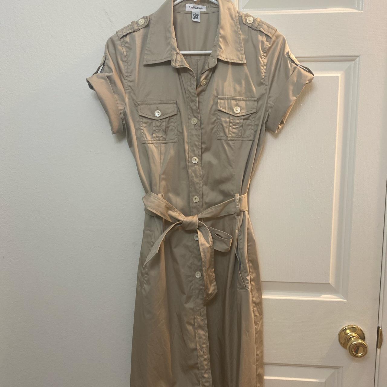 Calvin klein khaki dress online