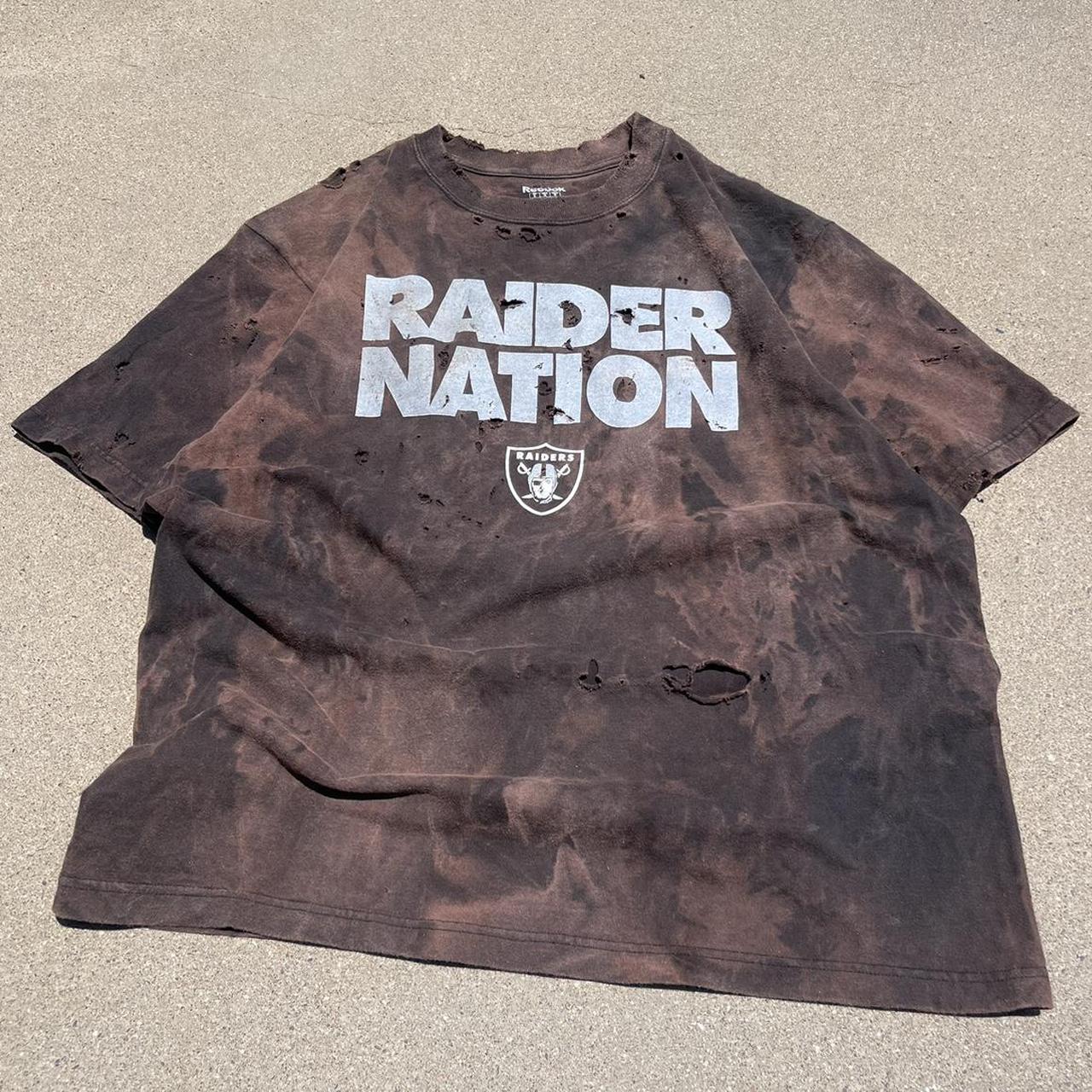 Vintage Oakland Raiders Shirt Official NFL / Reebok - Depop