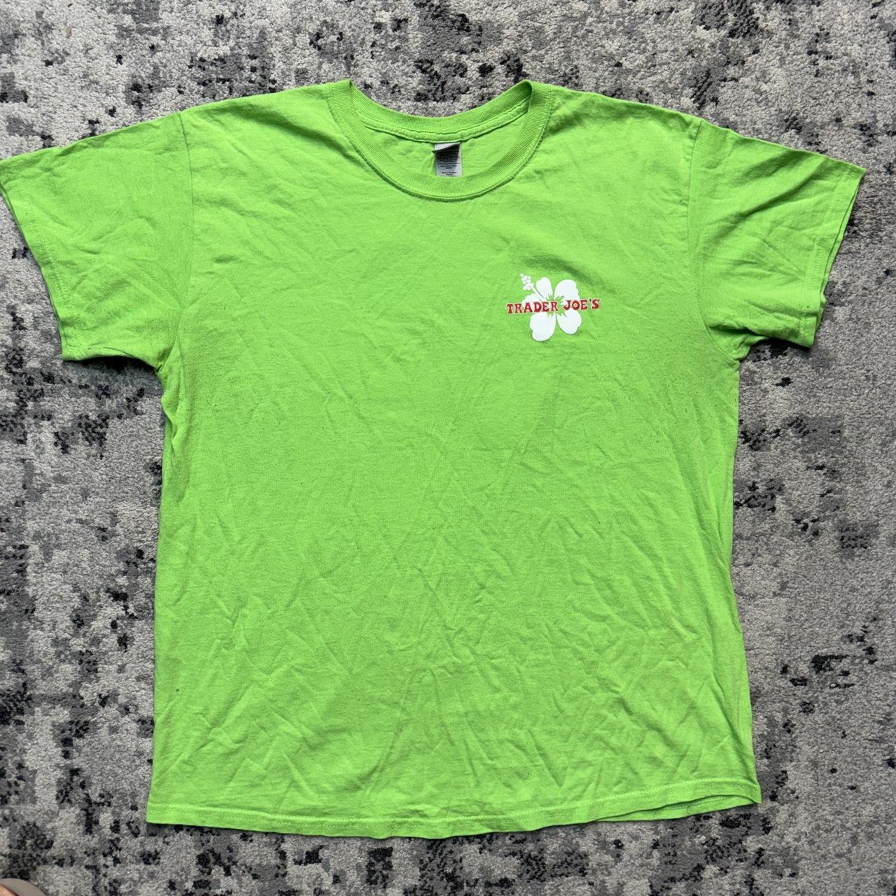 Trader Joe's Men's T-shirt - Green - L – Trader J… - image 1