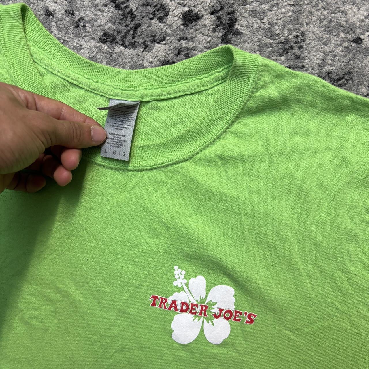 Trader Joe's Men's T-shirt - Green - L – Trader J… - image 4