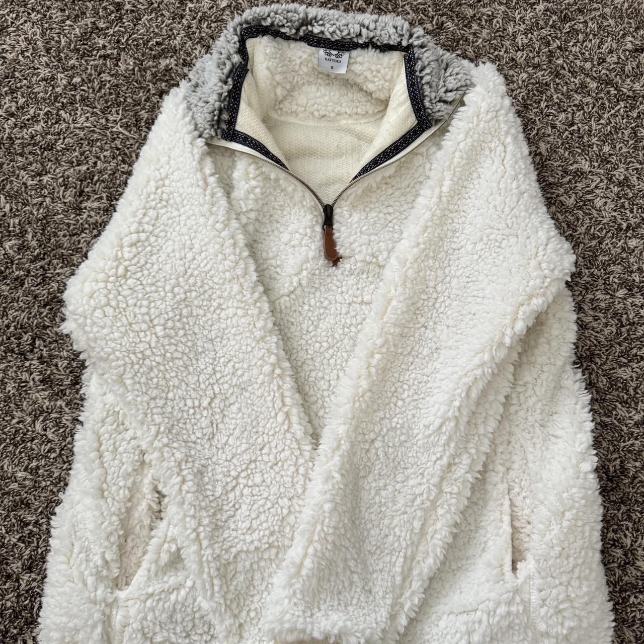 KATYDID Sherpa quarter zip pullover - Depop